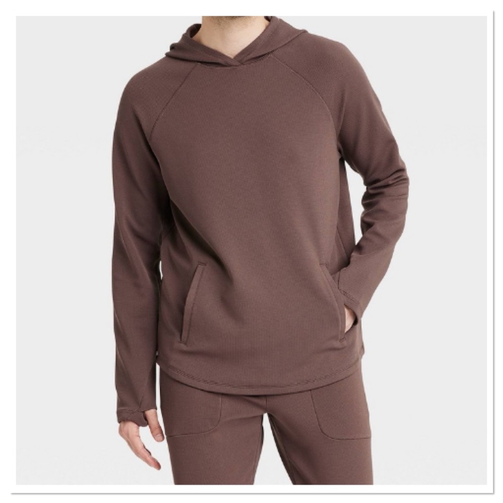 Men’s Heavy Waffle Hooded Sweatshirt All In Motion